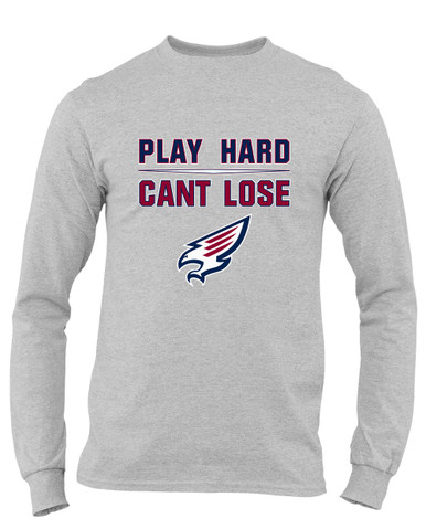 Tompkins Falcons Play Hard, Can't Lose Men's Premium LS T-Shirt