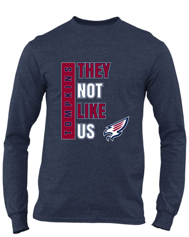 Tompkins Falcons They Not Like Us #1 Men's Premium LS T-Shirt