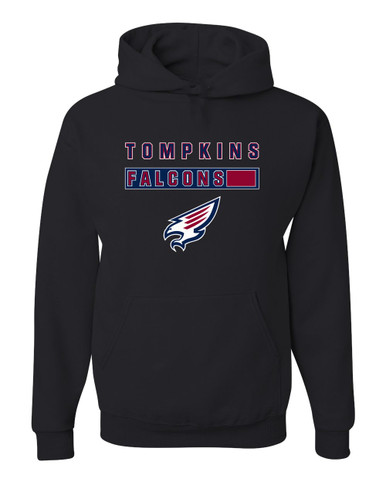 Tompkins Falcons Mascot #7 Men's Premium Hoodie