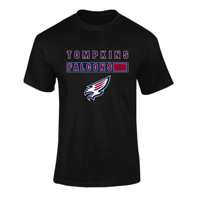 Tompkins Falcons Mascot #7 Men's SS T-Shirt