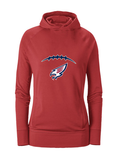 Tompkins Falcons Football #2 Women's Hoodie