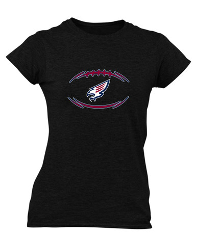 Tompkins Falcons Football #3 Women's SS T-Shirt