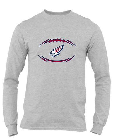 Tompkins Falcons Football #3 Men's Premium LS T-Shirt