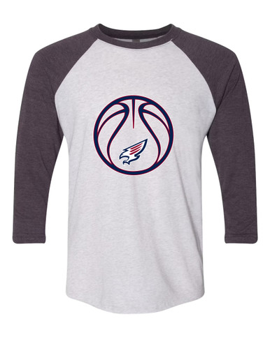 Tompkins Falcons Basketball #2 Women's Baseball T-Shirt
