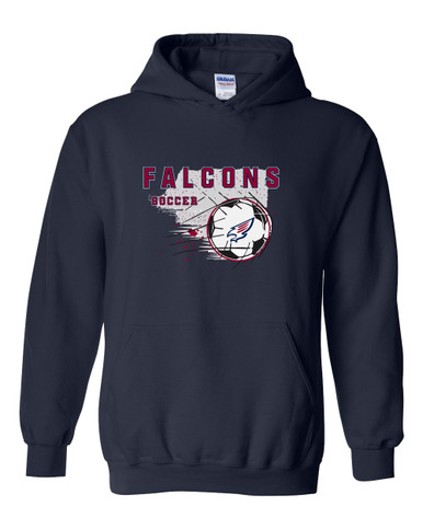 Tompkins Falcons Soccer #2 Men's Hoodie