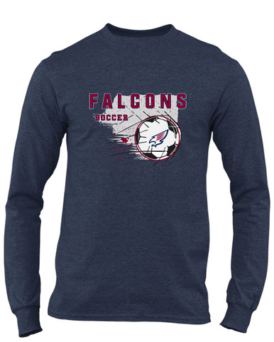 Tompkins Falcons Soccer #2 Men's Premium LS T-Shirt
