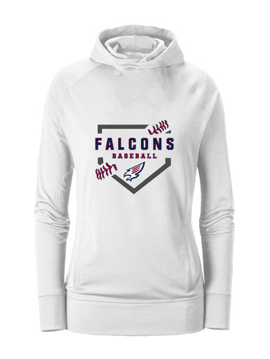 Tompkins Falcons Baseball #2 Women's Hoodie