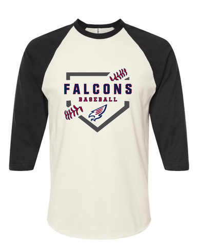 Tompkins Falcons Baseball #2 Women's Baseball T-Shirt