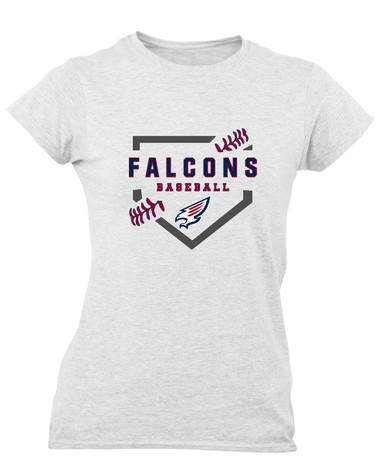 Tompkins Falcons Baseball #2 Women's Premium SS T-Shirt