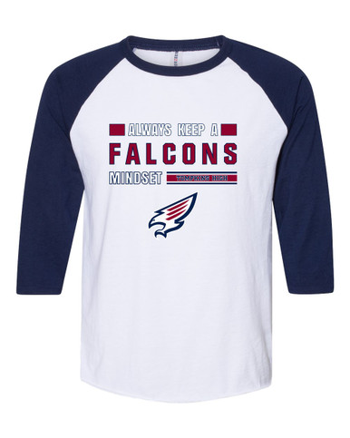 Tompkins Falcons Mindset Women's Baseball T-Shirt
