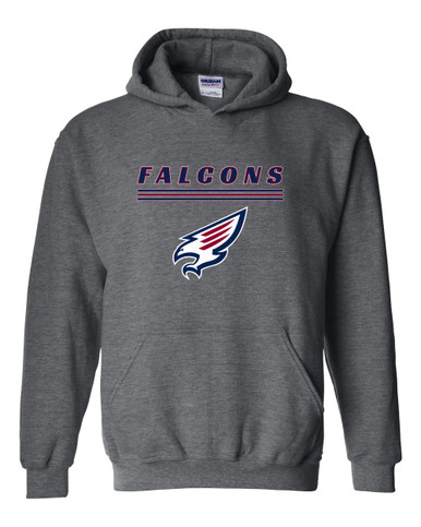 Tompkins Falcons Mascot #8 Men's Hoodie