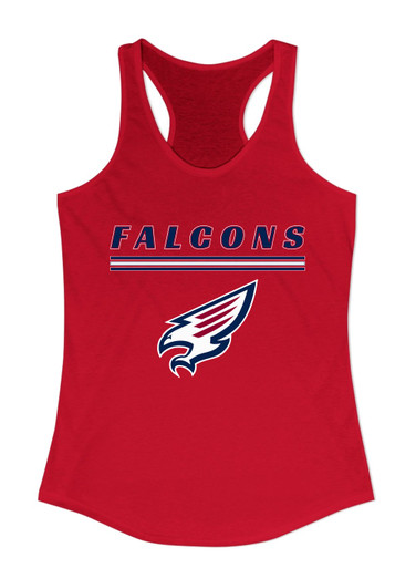 Tompkins Falcons Mascot #8 Women's Tank Top