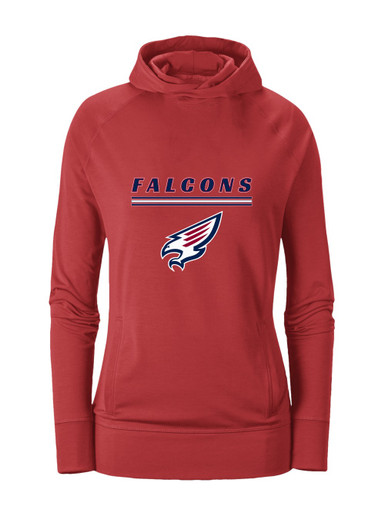 Tompkins Falcons Mascot #8 Women's Hoodie