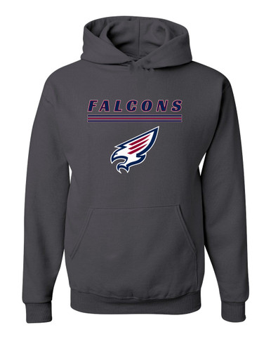 Tompkins Falcons Mascot #8 Men's Premium Hoodie