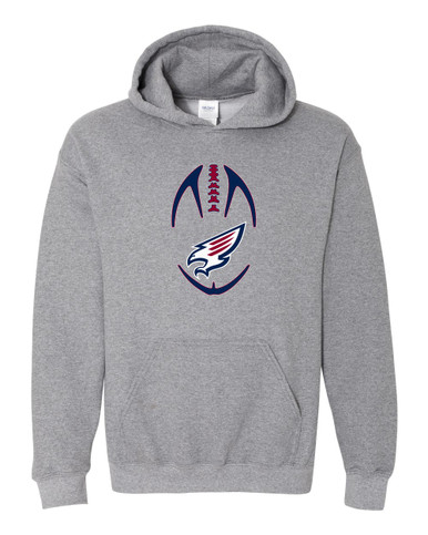 Tompkins Falcons Football #4 Men's Hoodie