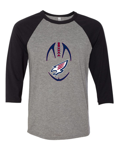 Tompkins Falcons Football #4 Men's Baseball T-Shirt