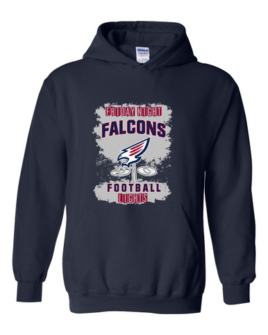 Tompkins Falcons Football #6 Men's Hoodie