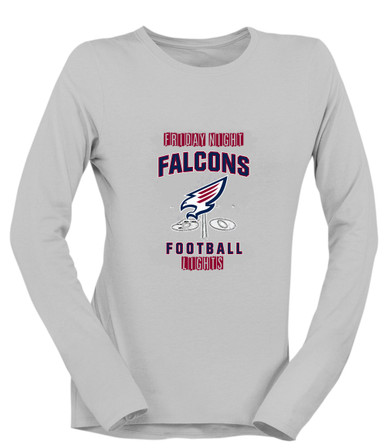 Tompkins Falcons Football #6 Women's LS T-Shirt