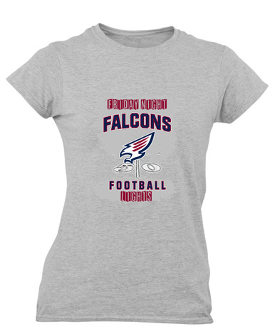 Tompkins Falcons Football #6 Women's Premium SS T-Shirt