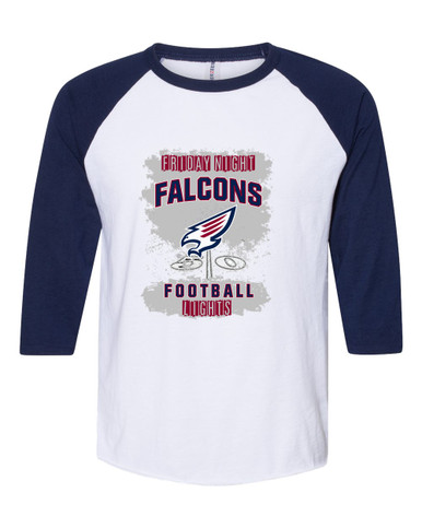Tompkins Falcons Football #6 Men's Baseball T-Shirt
