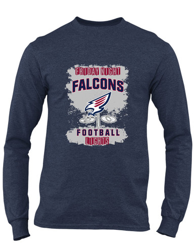 Tompkins Falcons Football #6 Men's Premium LS T-Shirt