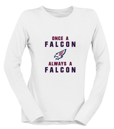 Tompkins Falcons Once A Women's LS T-Shirt