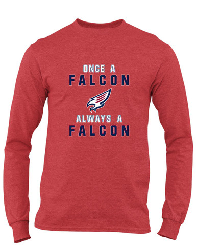 Tompkins Falcons Once A Men's LS T-Shirt