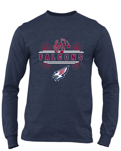 Tompkins Falcons Band # 3 Men's LS T-Shirt