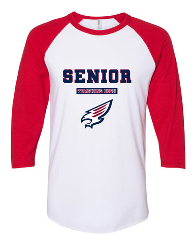 Tompkins Falcons Senior #2 Men's Baseball T-Shirt