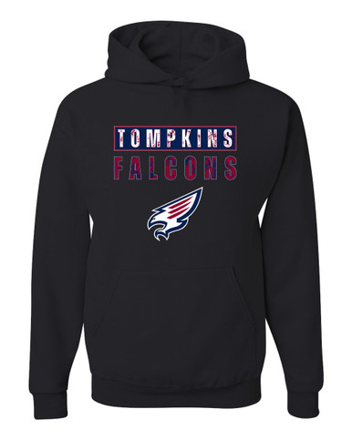 Tompkins Falcons Mascot #9 Men's Premium Hoodie