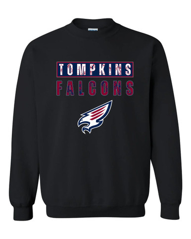 Tompkins Falcons Mascot #9 Men's Sweatshirt