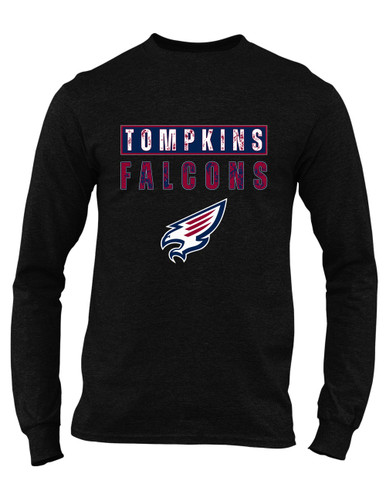 Tompkins Falcons Mascot #9 Men's Premium LS T-Shirt