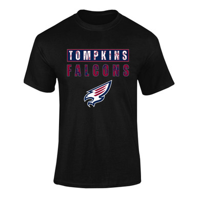 Tompkins Falcons Mascot #9 Men's SS T-Shirt