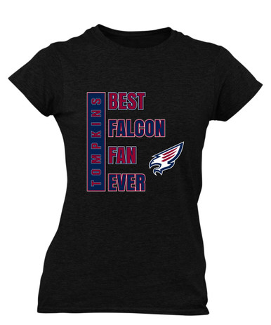 Tompkins Falcons Best Falcon Fan Women's SS T-Shirt