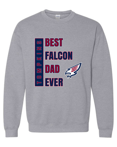 Tompkins Falcons Best Falcon Dad Men's Sweatshirt