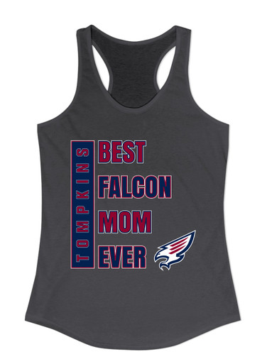Tompkins Falcons Best Falcon Mom Women's Tank Top