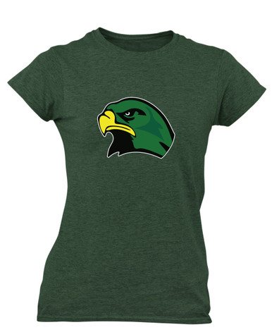 Huguenot Falcons Mascot #1 Women's SS T-Shirt