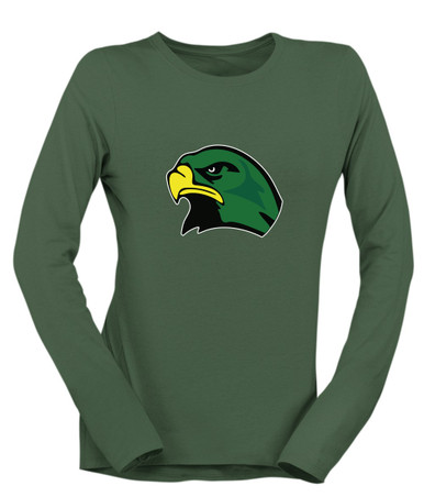 Huguenot Falcons Mascot #1 Women's Premium LS T-Shirt