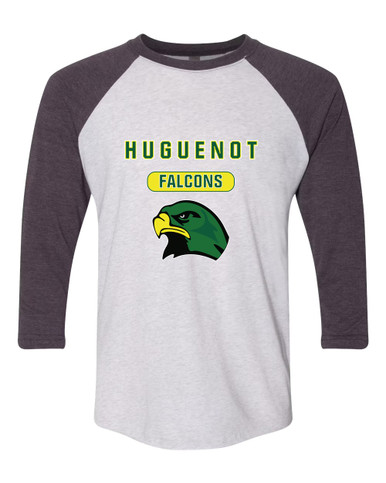 Huguenot Falcons Mascot #3 Men's Baseball T-Shirt