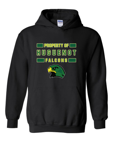 Huguenot Falcons Property Of Men's Hoodie