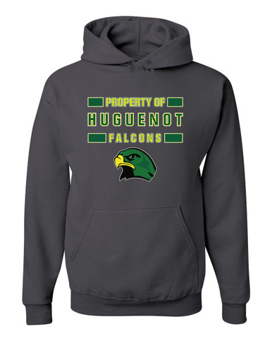 Huguenot Falcons Property Of Men's Premium Hoodie