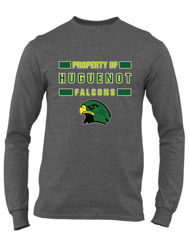 Huguenot Falcons Property Of Men's Premium LS T-Shirt