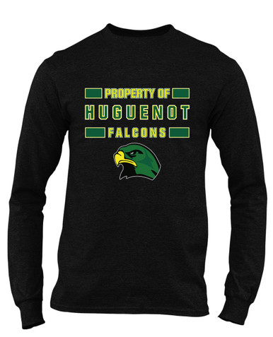 Huguenot Falcons Property Of Men's LS T-Shirt