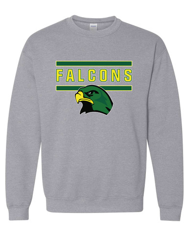 Huguenot Falcons Mascot #5 Men's Sweatshirt