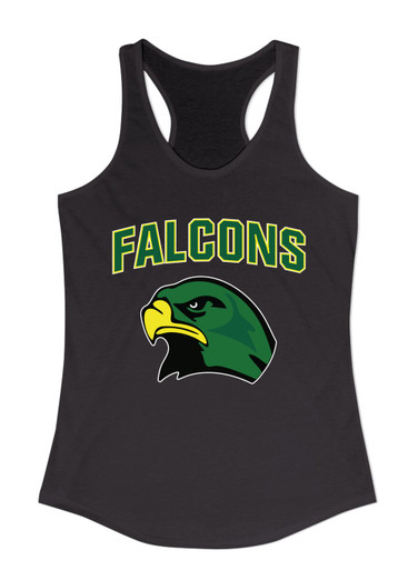 Huguenot Falcons Mascot #6 Women's Tank Top