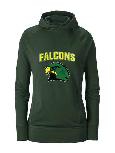 Huguenot Falcons Mascot #6 Women's Hoodie