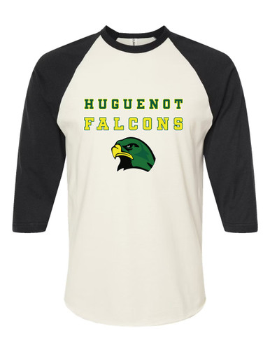 Huguenot Falcons Spirit Women's Baseball T-Shirt