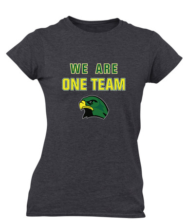 Huguenot Falcons We Are One Team Women's SS T-Shirt