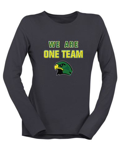 Huguenot Falcons We Are One Team Women's LS T-Shirt