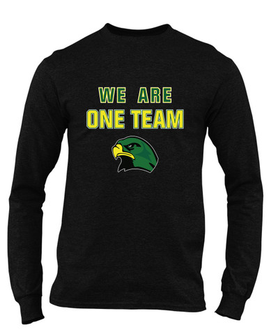 Huguenot Falcons We Are One Team Men's LS T-Shirt